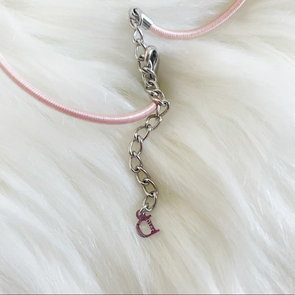 Dior Vintage Elastic Piercing Choker Necklace - Picture 7 of 8